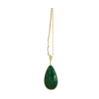 MONO BOUCLE D OREILLE TURQUOISE OR JAUNE