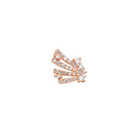 PrixTroca:340€_VentesTroca:0_QtyTroca:1_ST:0%_Piercing Attitude en Or rose 18K serti de diamants - Rose
