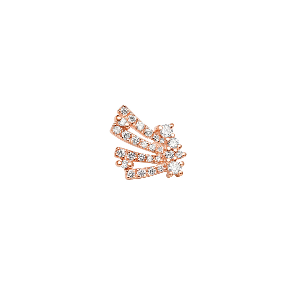 PrixTroca:340€_VentesTroca:0_QtyTroca:1_ST:0%_Piercing Attitude en Or rose 18K serti de diamants - Rose