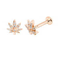 PrixTroca:180€_VentesTroca:0_QtyTroca:1_ST:0%_Piercing Attitude en Or rose 18K serti de diamants - Rose