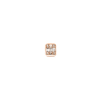 PrixTroca:220€_VentesTroca:0_QtyTroca:1_ST:0%_Piercing Attitude en Or rose 18K serti de diamants - Rose