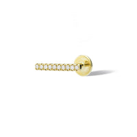 1qty NEW / Piercing Pavage barre -Jaune