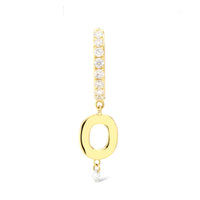 1qty NEW / Piercing alphabet "O"-Jaune