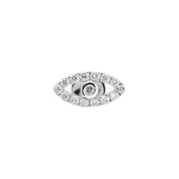 1qty RELIQUAT 480€/ QTY IN : 1-QTY OUT : 1- ST : 100% // Piercing Eye pavé de diamants-Blanc