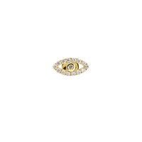 Puce Séléné Œil pavé de diamants - Or Jaune
