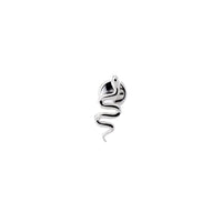 Puce piercing Séléné Serpent - Or Blanc