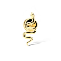 2qty NEW / Piercing serpent-Jaune