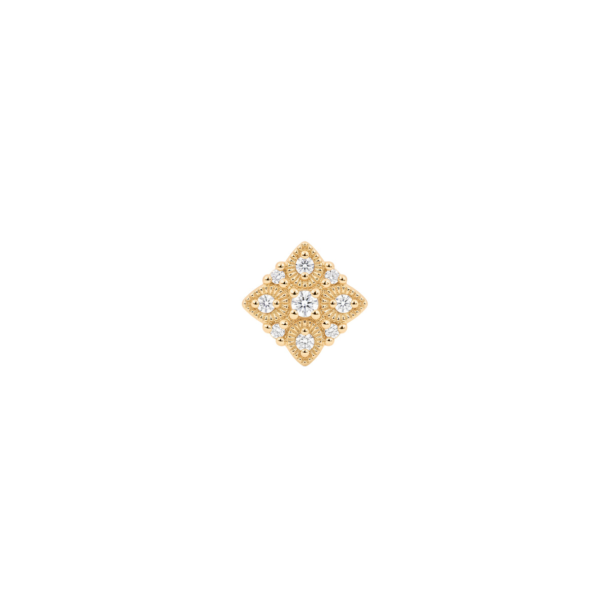 PrixTroca:280€_VentesTroca:0_QtyTroca:1_ST:0%_Piercing en Or jaune 18K serti de diamants - Jaune