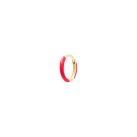 Mono boucle Enamel créole - Or Jaune
