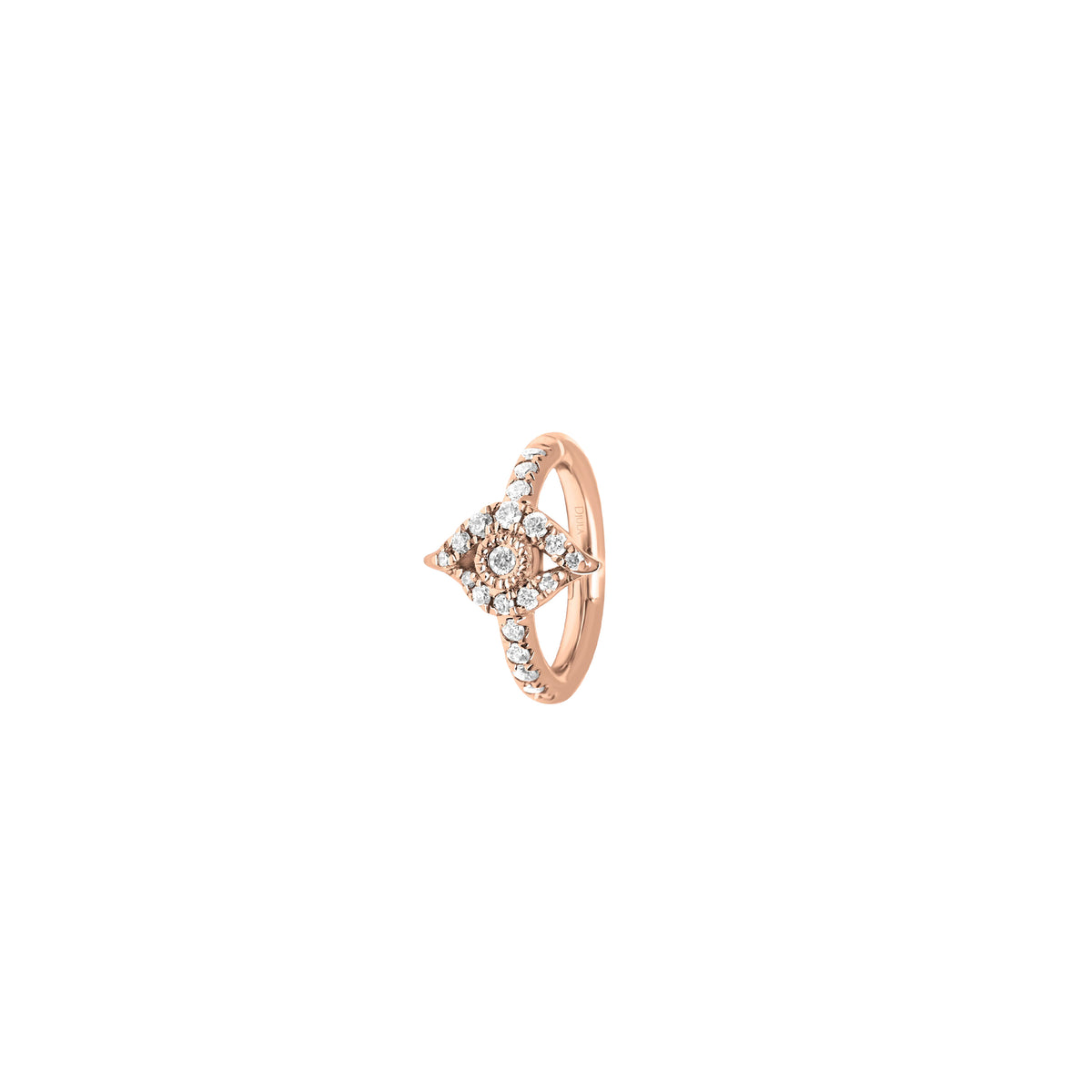 PrixTroca:220€_VentesTroca:0_QtyTroca:1_ST:0%_Piercing Audace en Or rose 18K serti de diamants - Rose