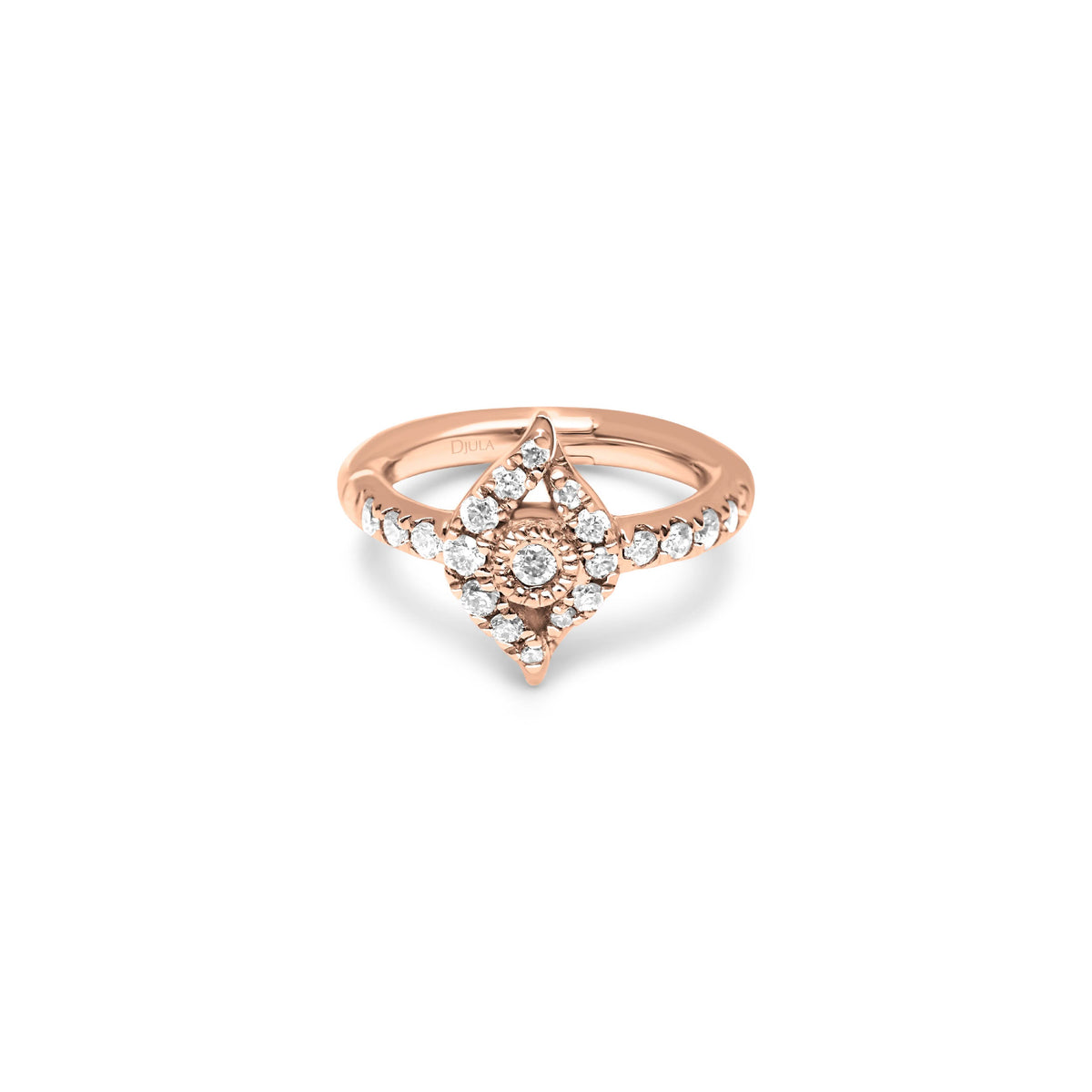 PrixTroca:220€_VentesTroca:0_QtyTroca:1_ST:0%_Piercing Audace en Or rose 18K serti de diamants - Rose