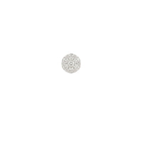 Puce Floating sertie d'un diamant - Or Blanc
