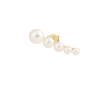 Puce Aphrodite ornée de perles - Or Jaune