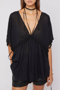 Blouse Eagle coupe ample - White
