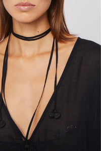 Blouse Eagle coupe ample - Black