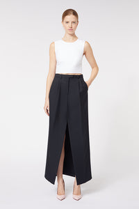 Black / TROUSER SKIRT