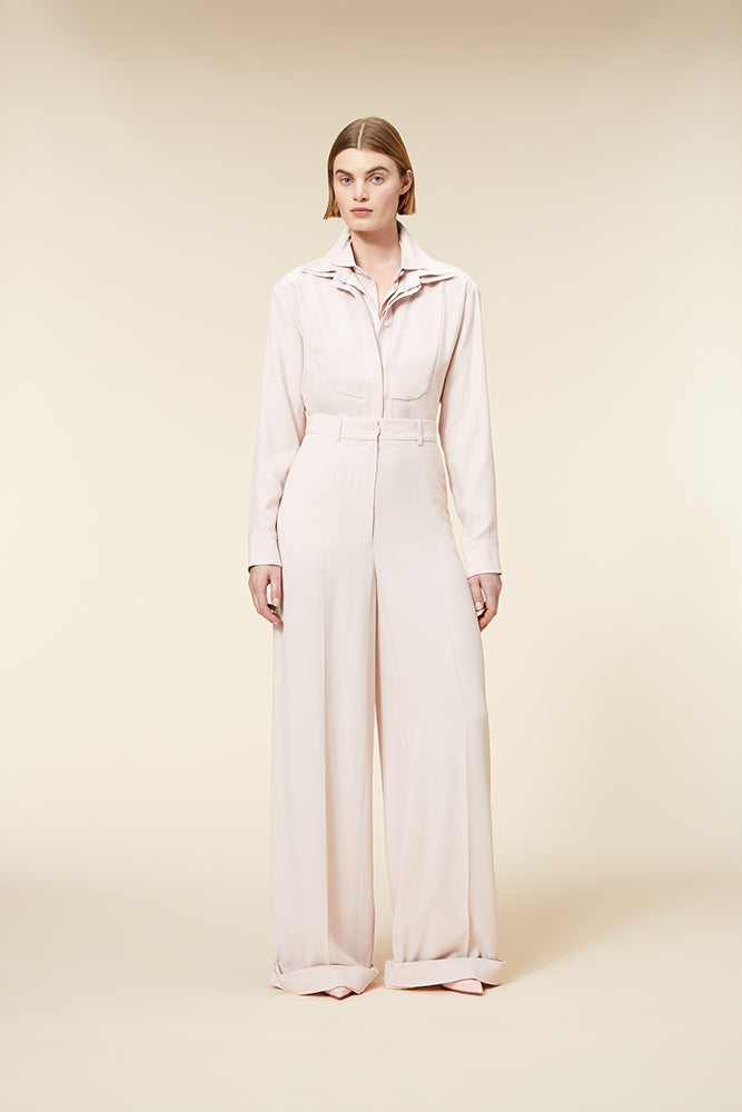 Pink / TAILORED CUFF TROUSERS