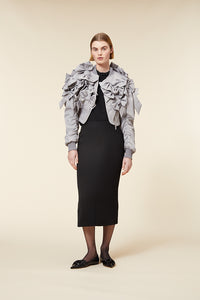 Black / MIDI PENCIL SKIRT