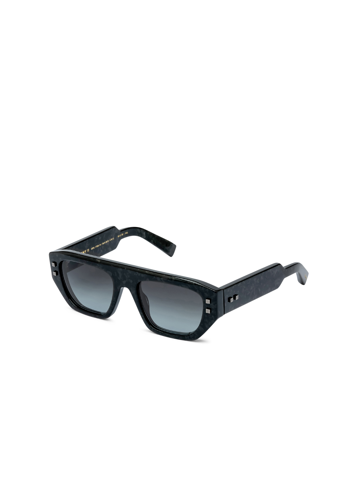 Lunettes de soleil b-army ii - Leather Black - Black Rhodium