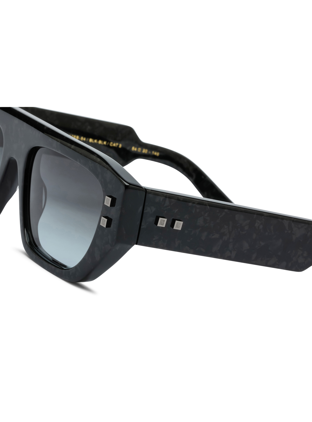 Lunettes de soleil b-army ii - Leather Black - Black Rhodium