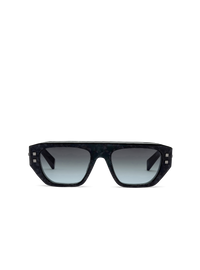 Lunettes de soleil b-army ii - Leather Black - Black Rhodium