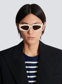 Lunettes de soleil b-spirit - Rubberized Bone