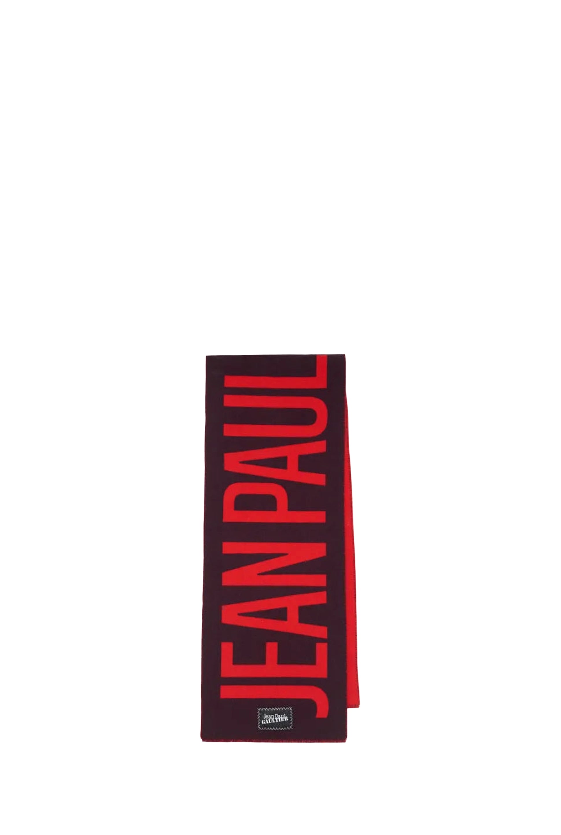Écharpe Jean Paul Gaultier en laine - Burgundy & Red