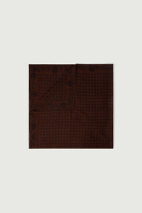 MARRON/NOIR FOULARD SKY