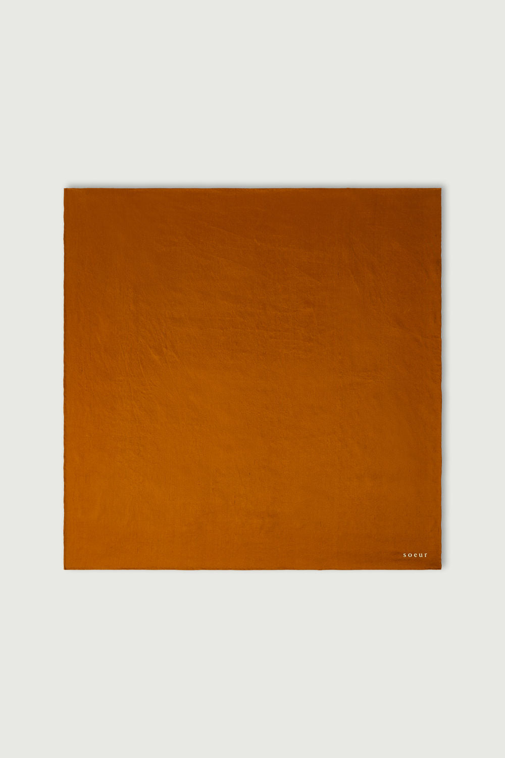 ORANGE FOULARD SQUARE