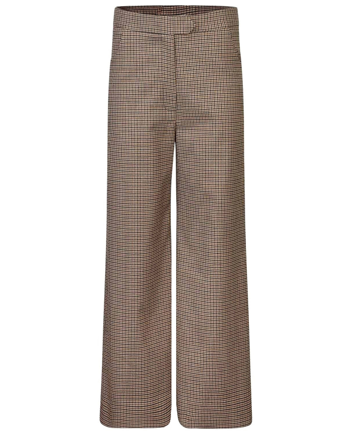 Pantalon Ecrivain à carreaux - Almond Tan