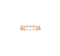 Bague Ecstasy en or rose 18K sertie de diamants - Or rose