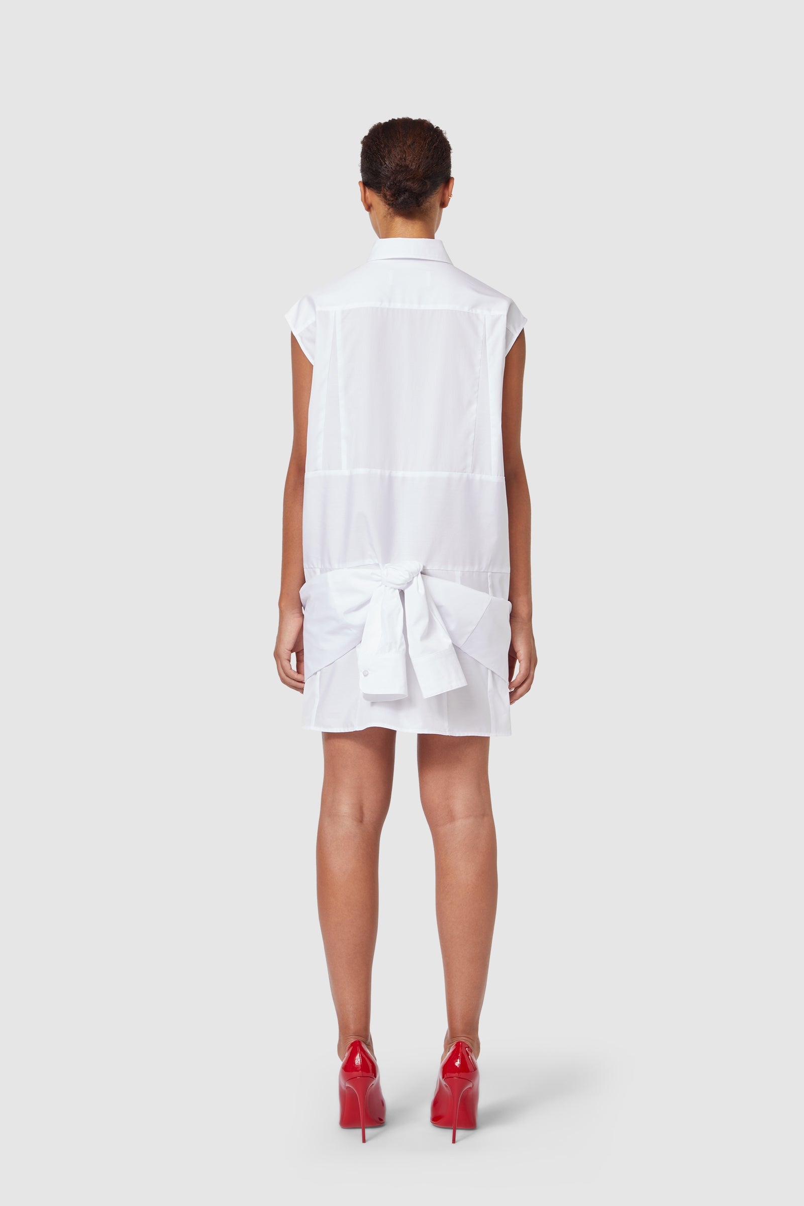 White / SHIRT DRESS