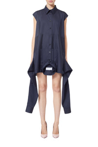Navy / SHIRT DRESS