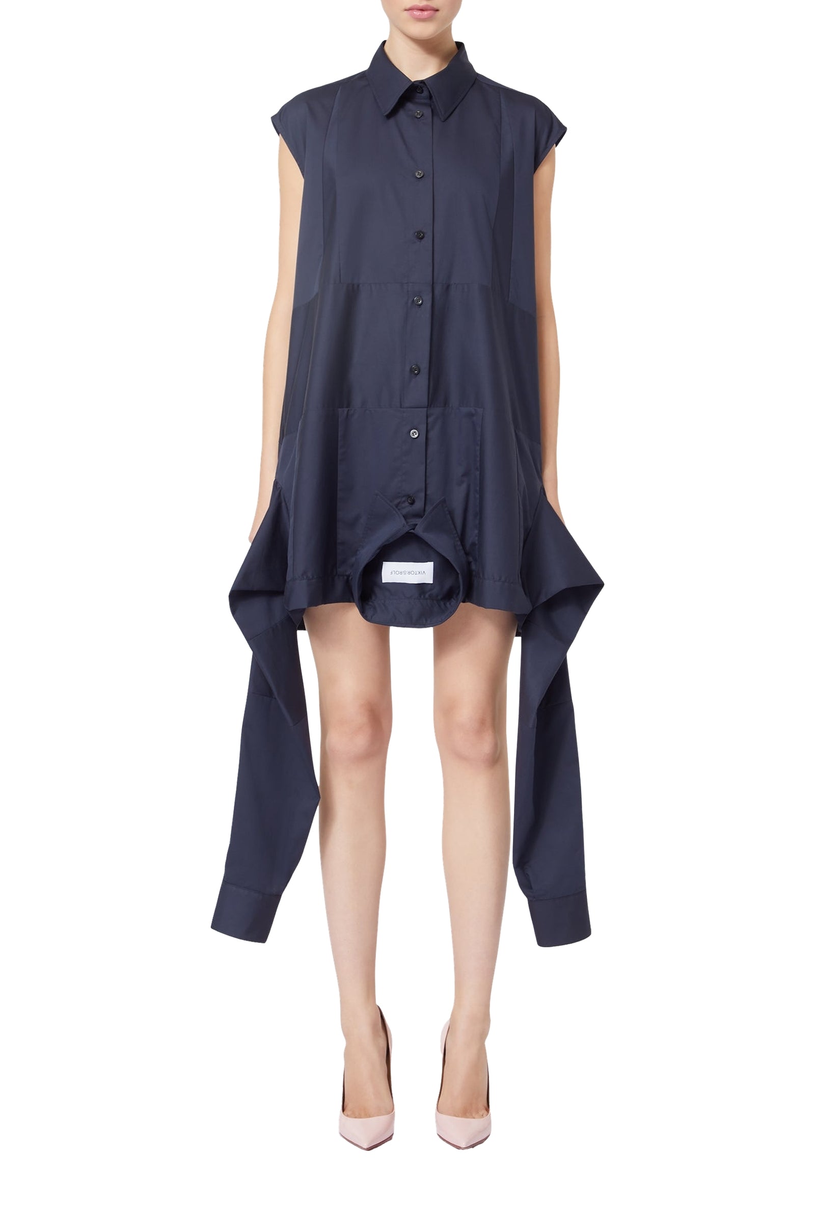 Navy / SHIRT DRESS