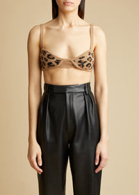 Eda bralette in cashmere - Jaguar