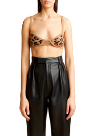 Eda bralette in cashmere - Jaguar