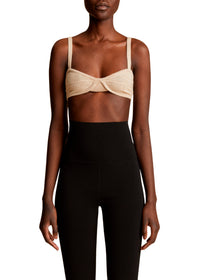 Bralette Eda en cachemire - Custard