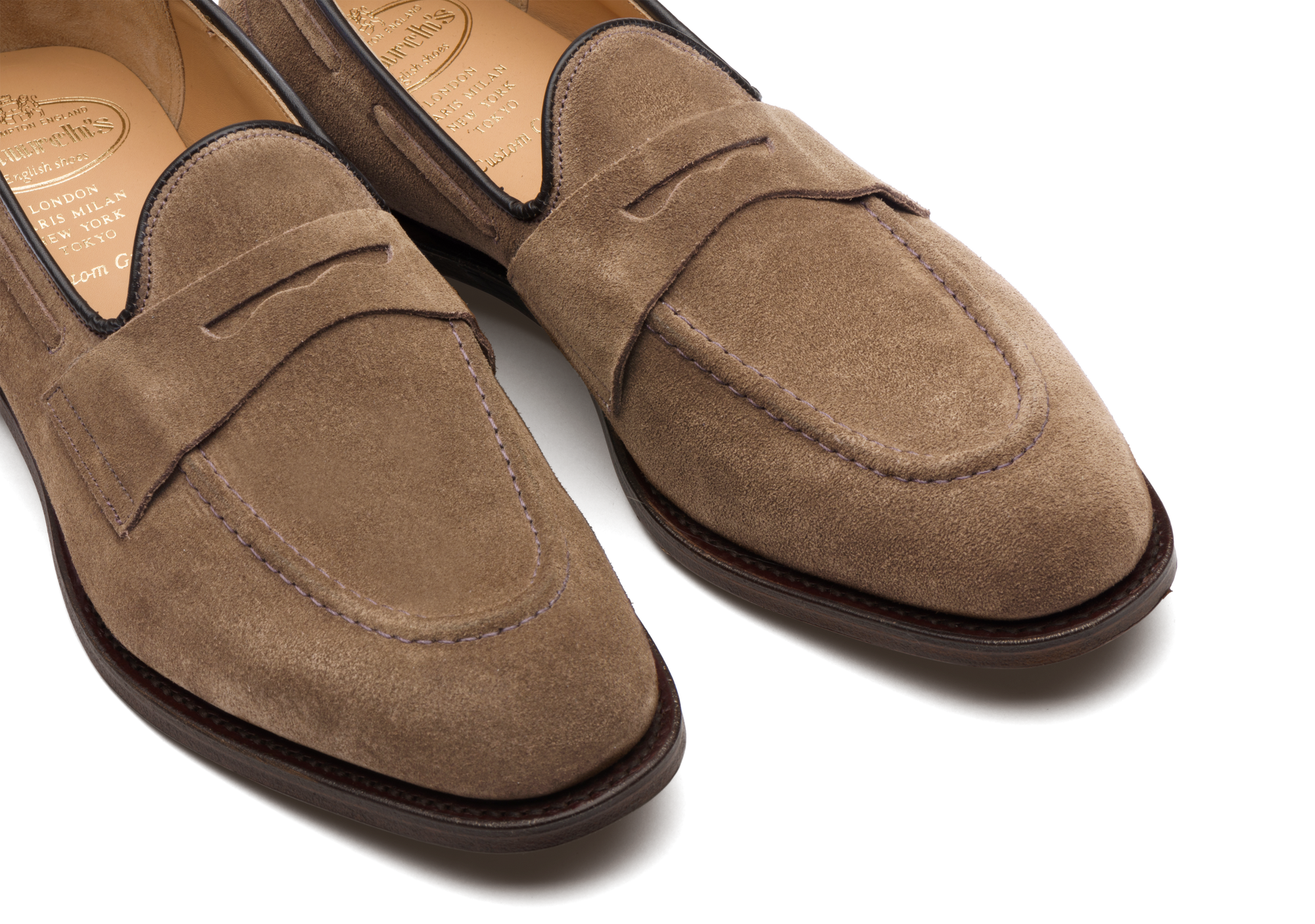 Mocassins Widnes - Beige Velours