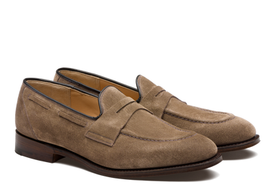 Mocassins Widnes - Beige Velours