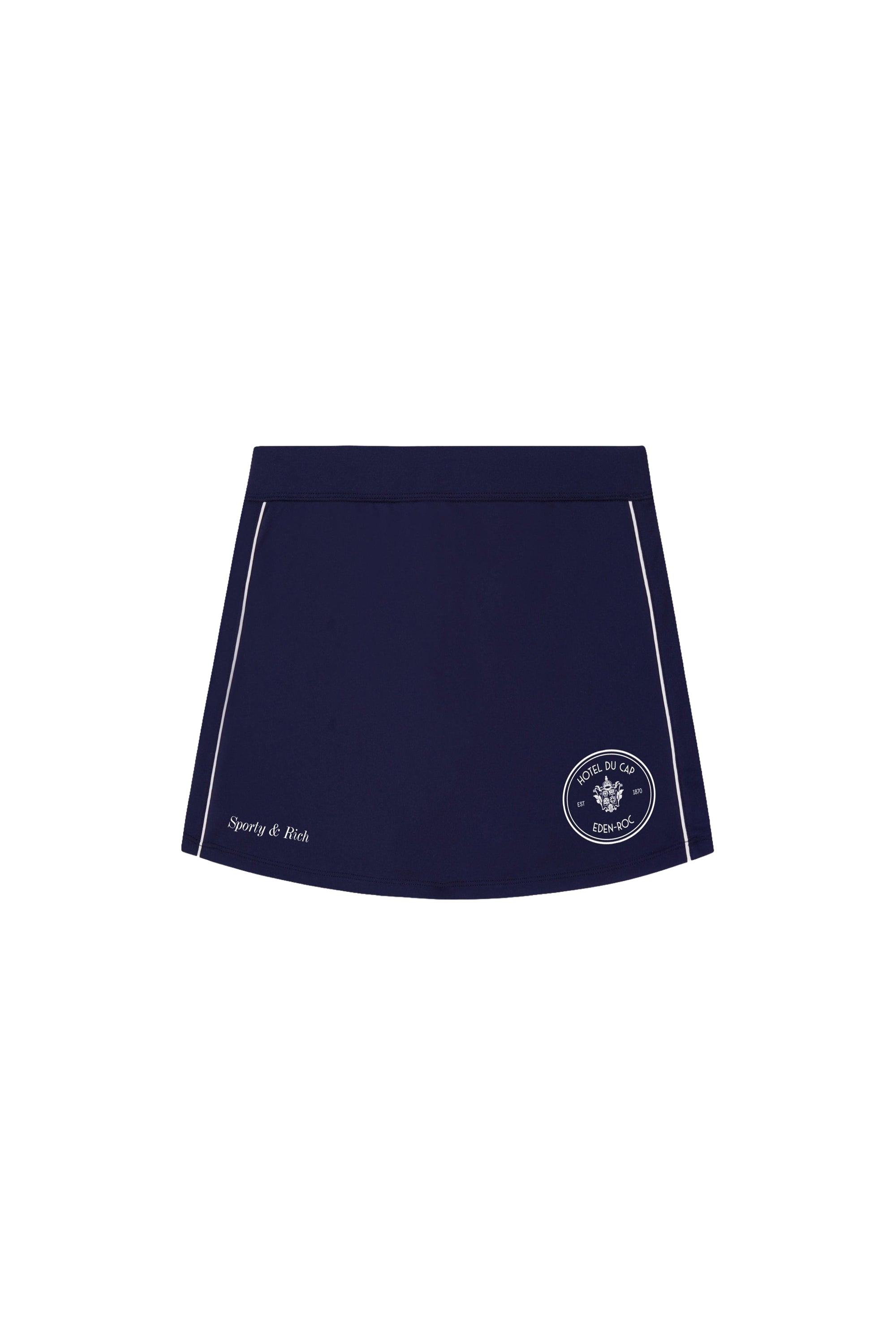 Jupe de tennis Eden Crest Court - Bleu Marine & Blanc