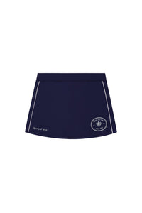 Jupe Eden Crest à liseré - Dark Navy & White