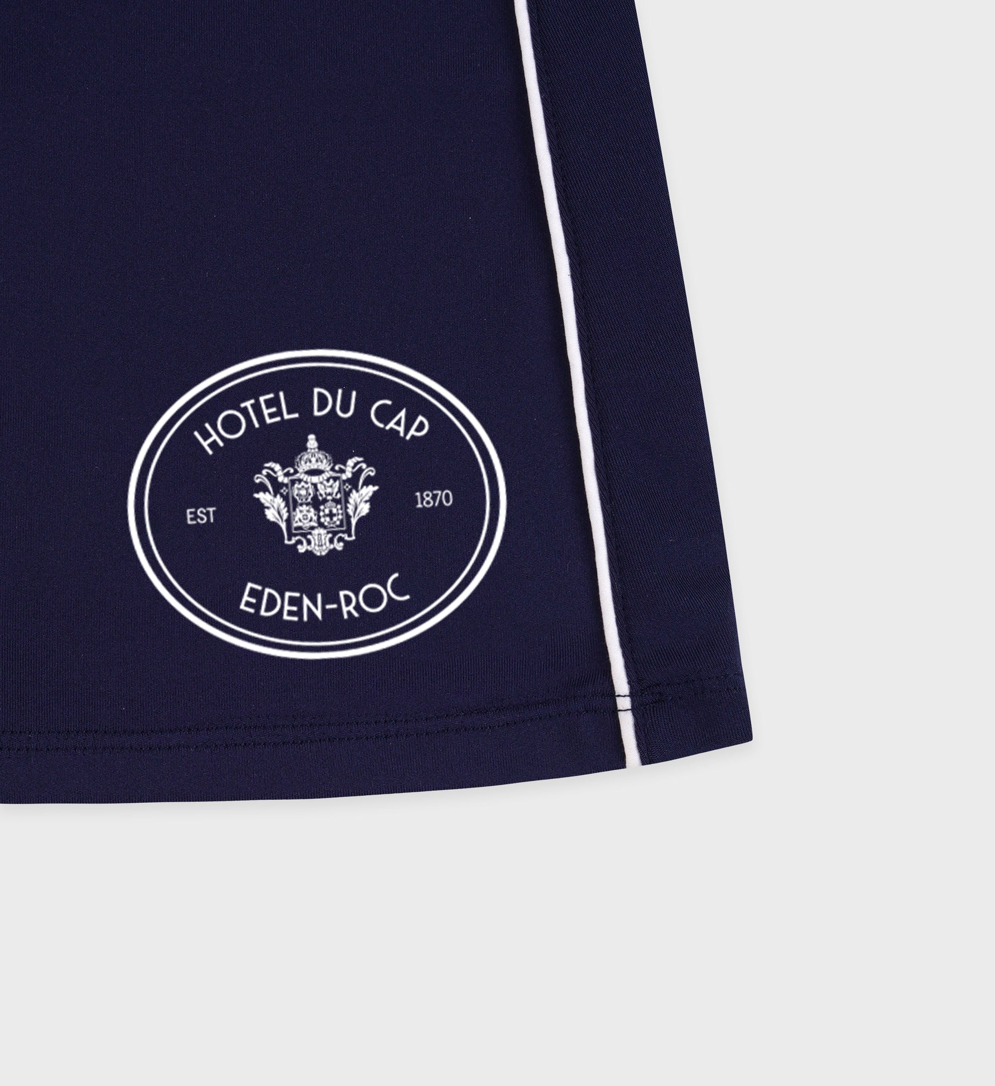 Jupe Eden Crest à liseré - Dark Navy & White