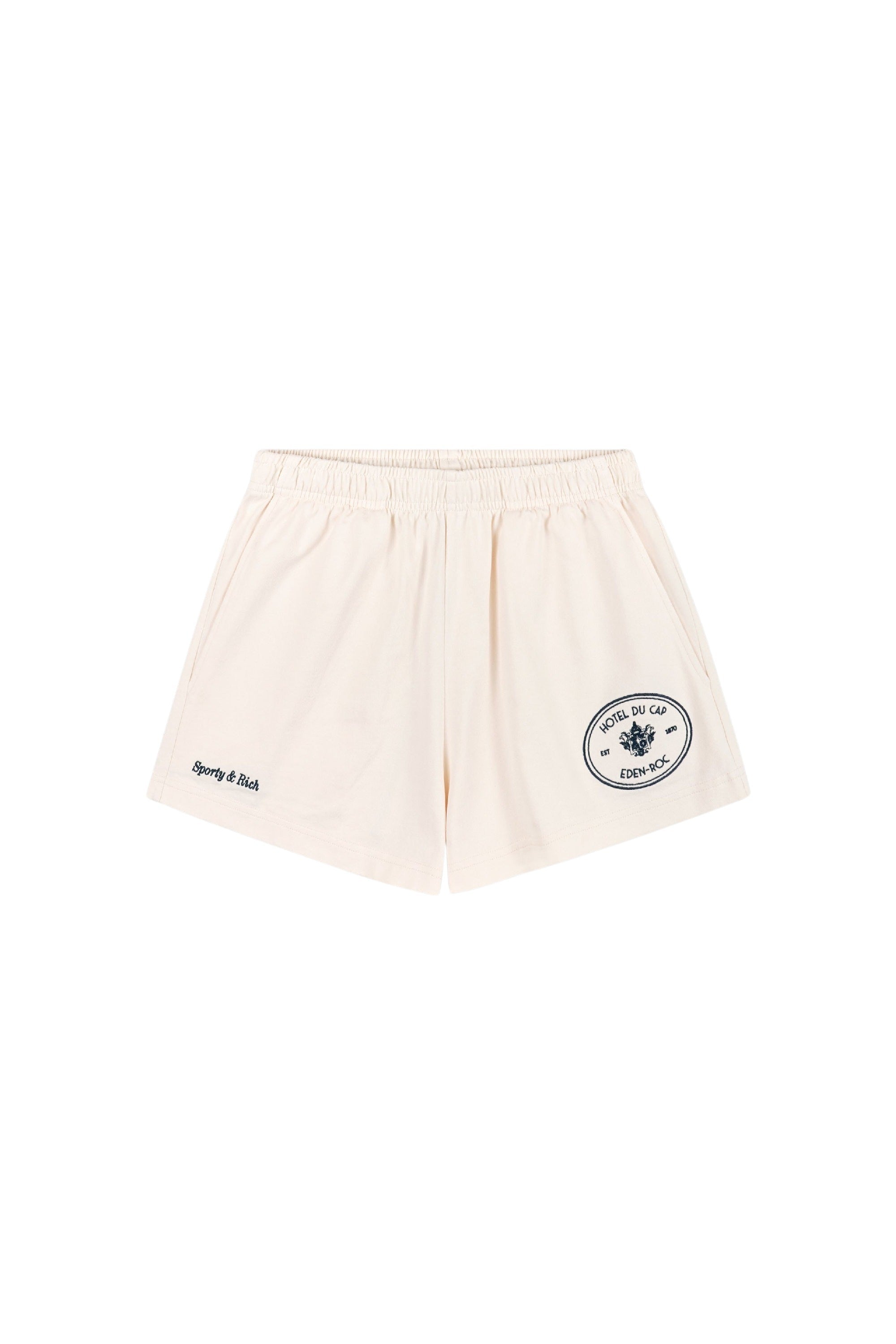Short Eden Crest à broderie - Cream