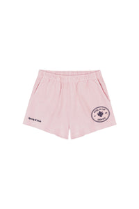 Short Eden Crest à broderie - Pink Dolphin