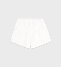 Short Eden Crest à broderie - White