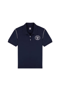 Polo Eden Crest à broderie - Dark Navy & White
