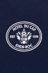 Eden Crest Embroidered Pique Polo - Navy & White