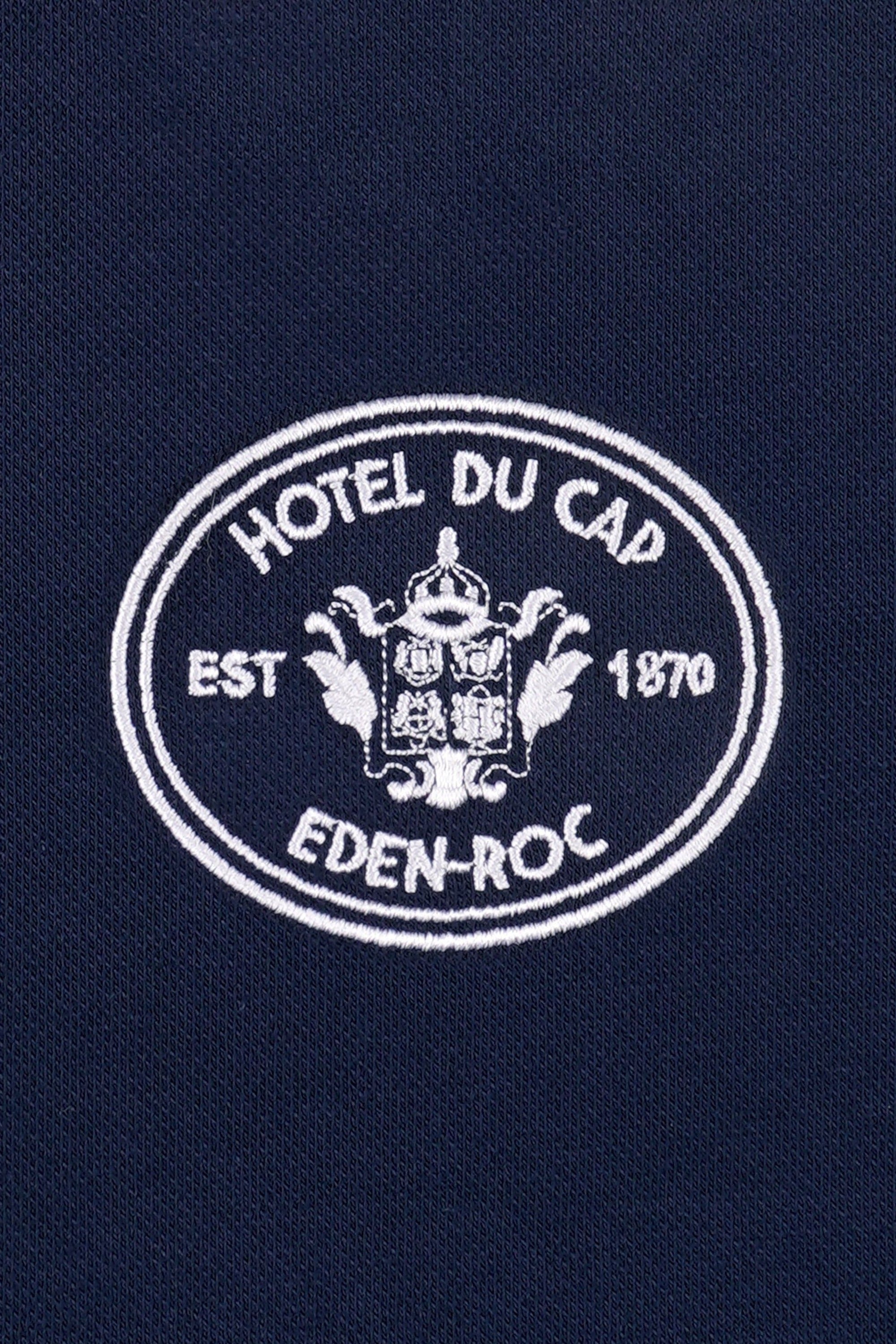 Eden Crest Embroidered Pique Polo - Navy & White