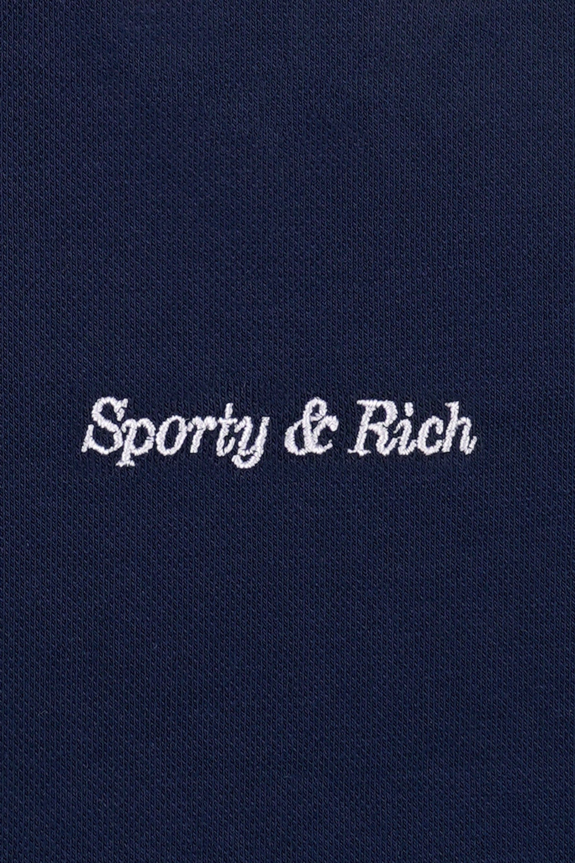 Eden Crest Embroidered Pique Polo - Navy & White