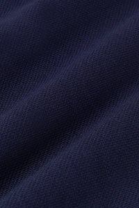Eden Crest Embroidered Pique Polo - Navy & White